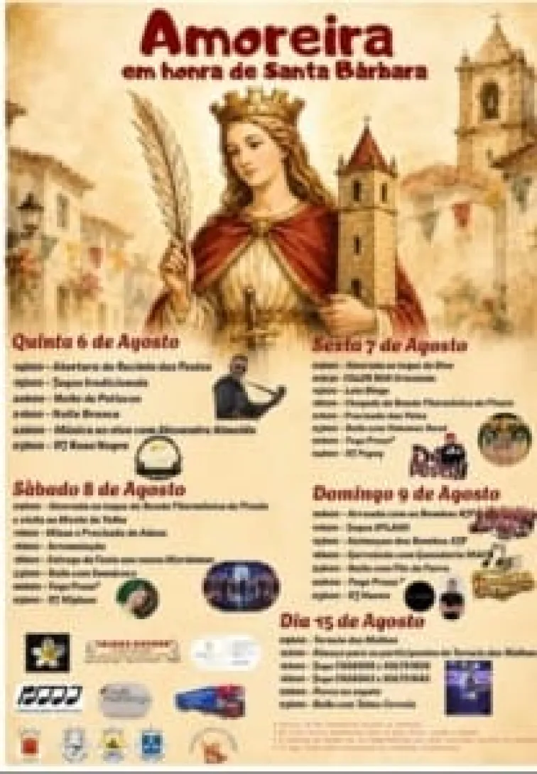 Festa em Honra de Santa Bárbara - Amoreira