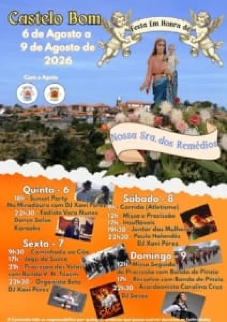 Festas em Honra da Nossa Senhora dos Remédios - Castelo Bom